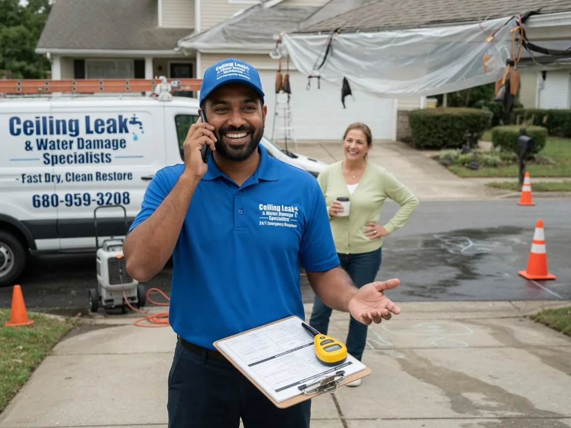 Ceiling Leak Cleanup Grovertown, IN FAQs